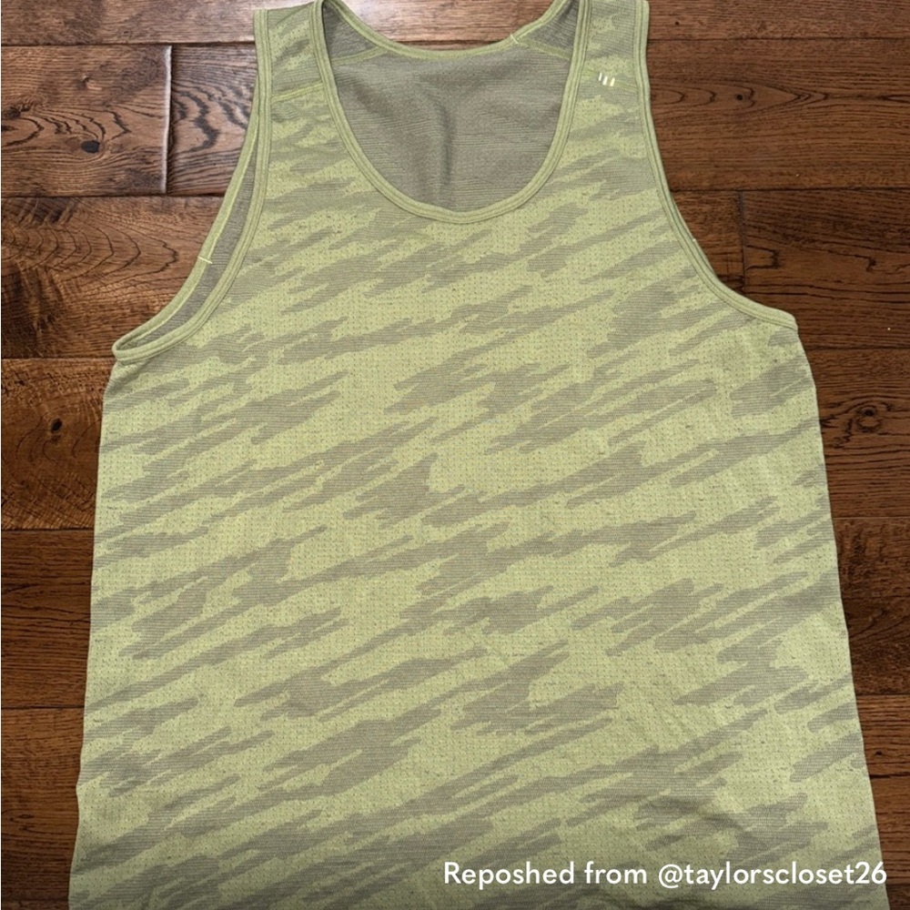 Lululemon Athletica Green Tank Top